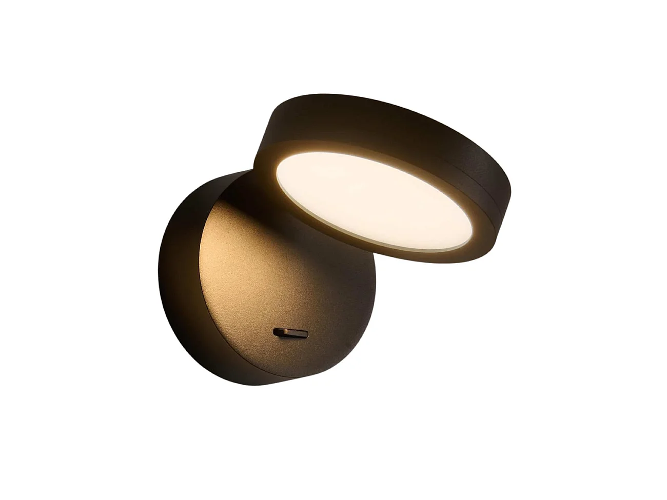 Applique noire LED 6W minimaliste pour tête de lit - Kechia