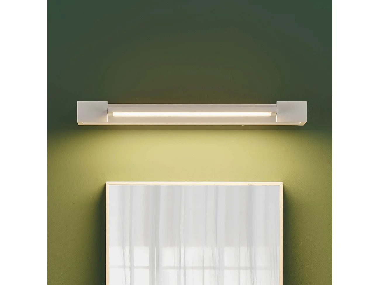 Longue applique blanche LED avec barre pivotante à 350° - Orlène