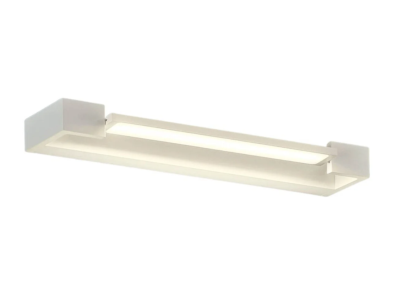 Longue applique blanche LED avec barre pivotante à 350° - Orlène