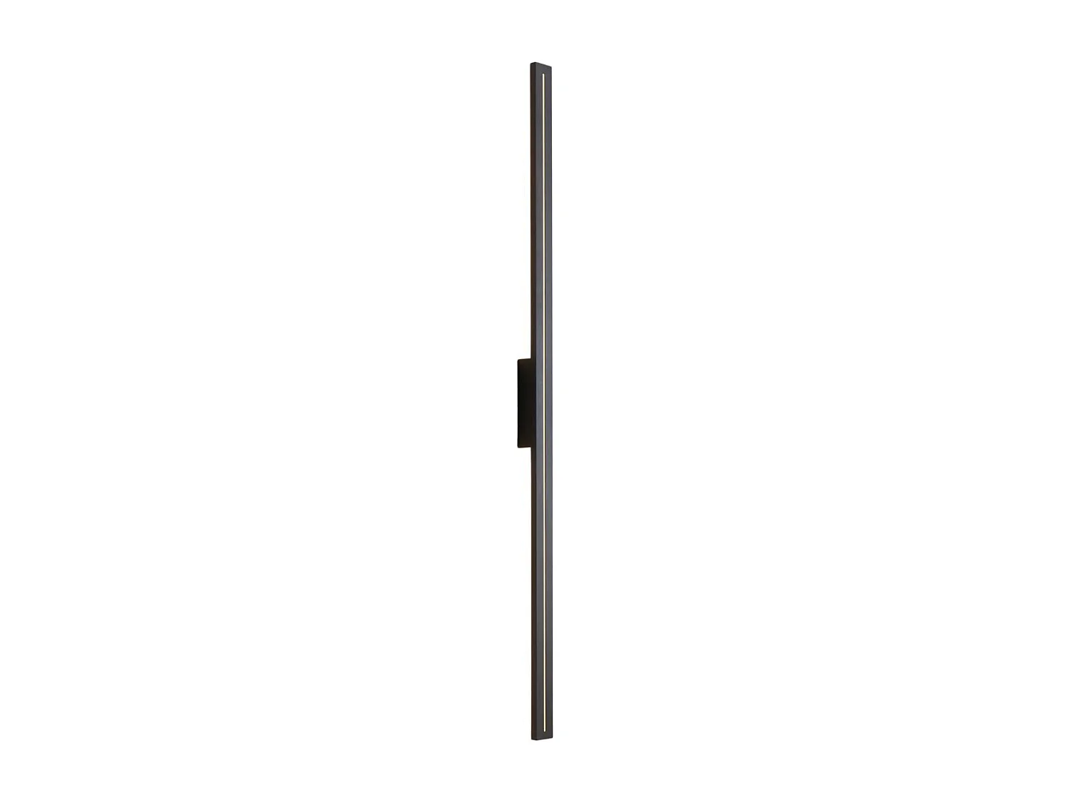 Applique noire long rectangle LED indirect 120 cm IP54 - Noméris