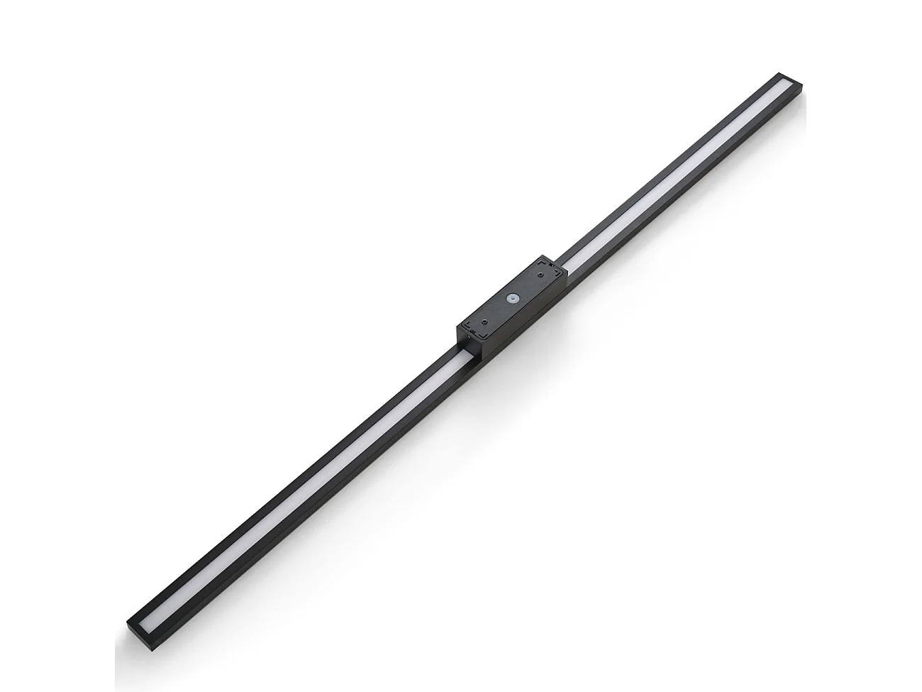 Applique noire long rectangle LED indirect 120 cm IP54 - Noméris