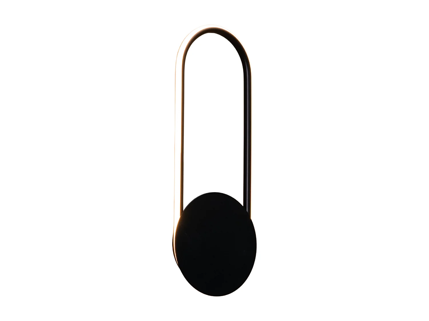 Applique cercle noir suspendu - Pise