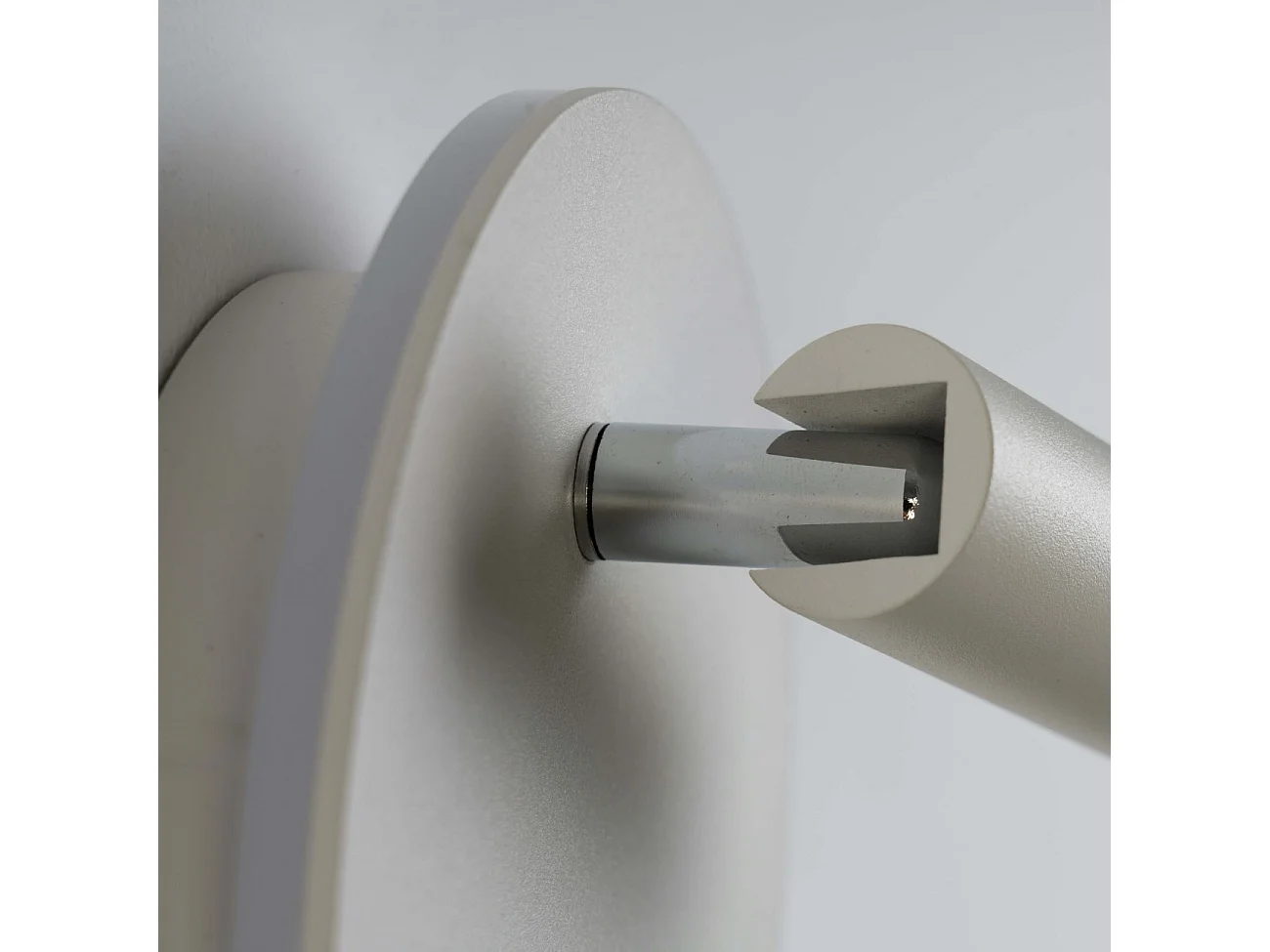 Liseuse tendance double LED et interrupteur blanc - Bilbao