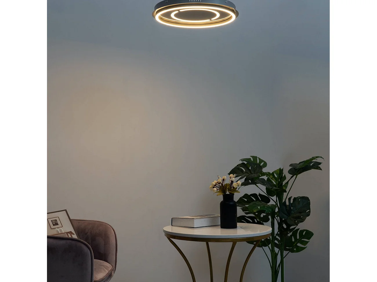 Plafonnier LED design circulaire - Olava