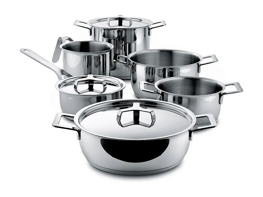 POTS&PANS, Juego de Cocina de 9 Piezas, Alessi