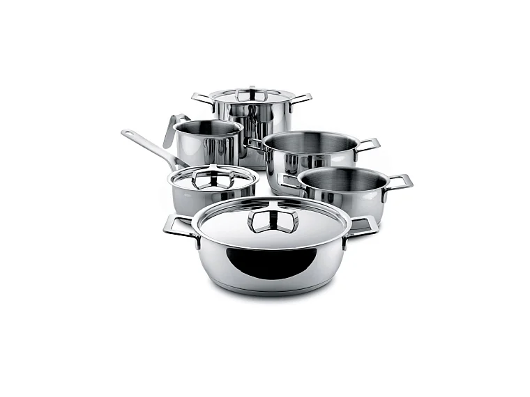 POTS&PANS, Set di 9 Pentole, Alessi