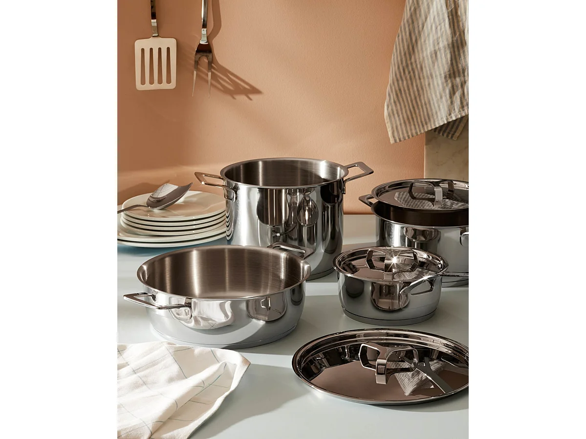 POTS&PANS, Set di 9 Pentole, Alessi
