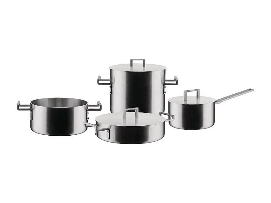 CONVIVIO, Juego de 4 Ollas, Alessi