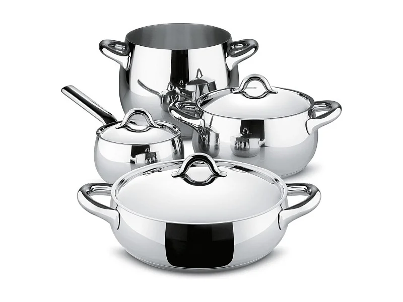 MAMI, 4-Delige Pannenset, Alessi