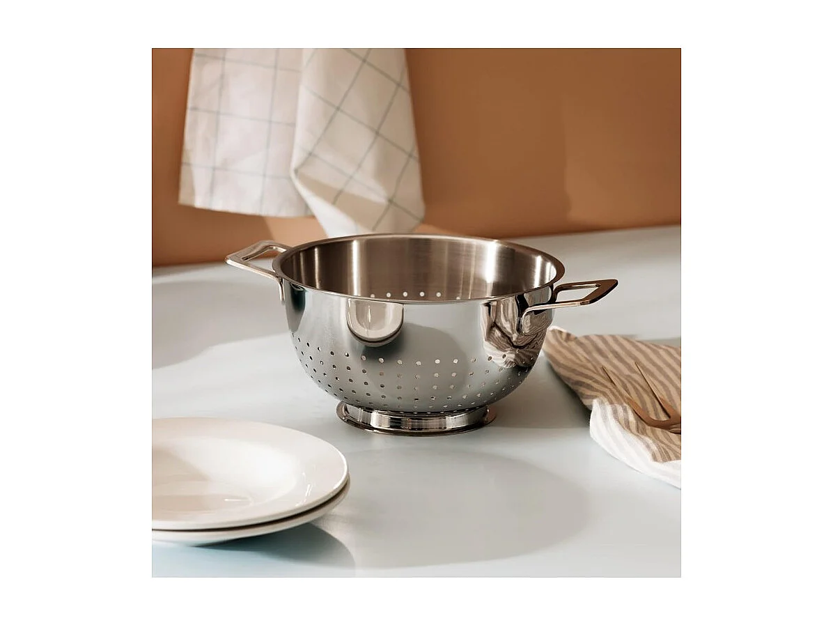 POTS&PANS, Passoire en Acier, Alessi