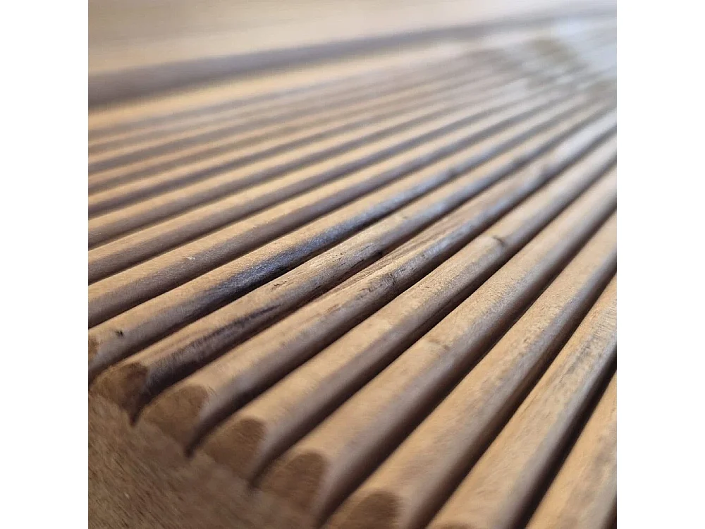 Pedana doccia antiscivolo in legno THERMO WOOD, 78x78 cm