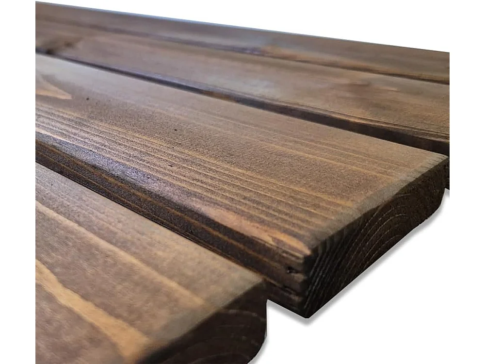 Pedana Doccia Antiscivolo 50x50 cm in Legno di Pino, Marrone Teak