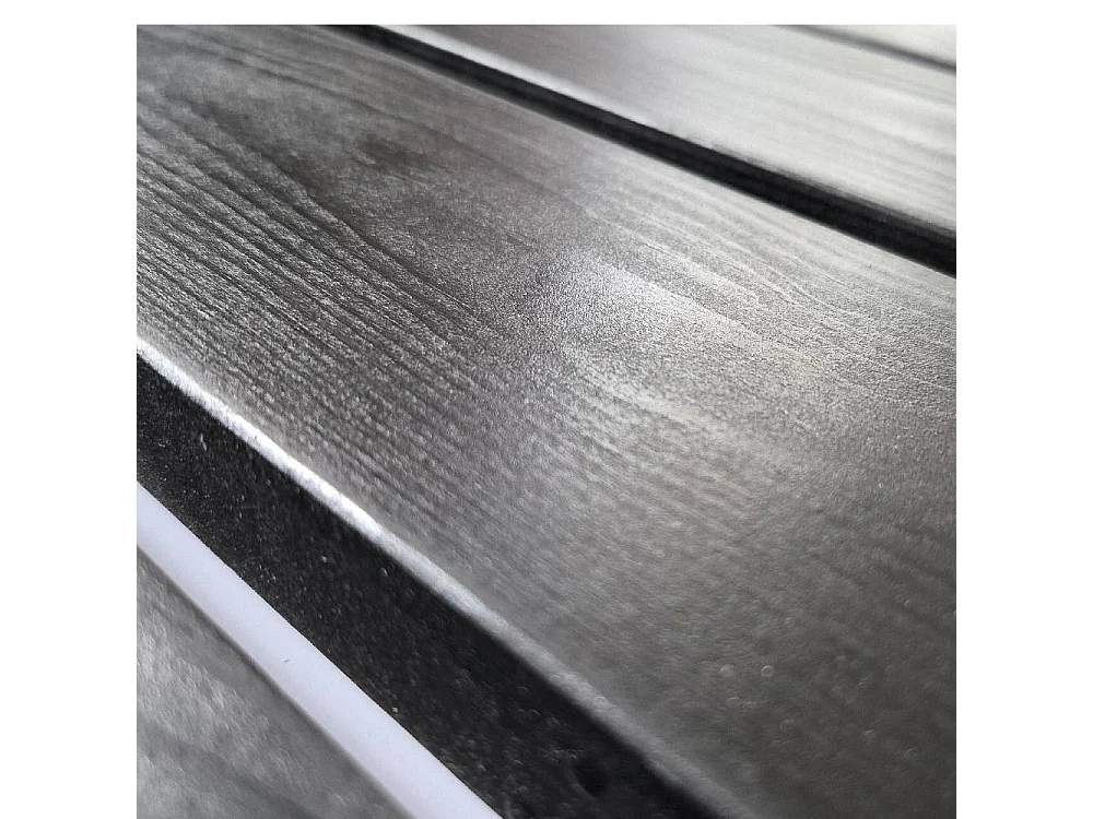 Pedana Doccia Legno Antiscivolo Sunwood 70x70 cm - Design Moderno Made in Italy - Nero Elegante