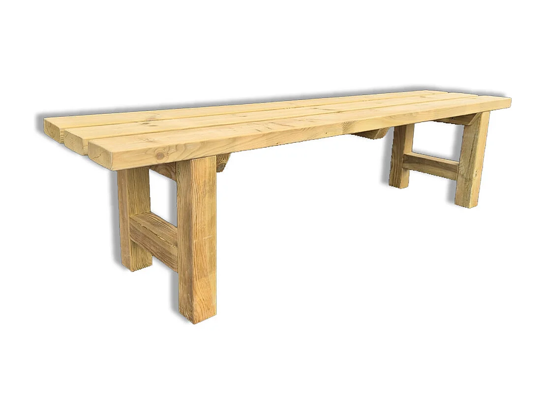 Panchina da Giardino in Legno 3 posti, 180x40x46 cm