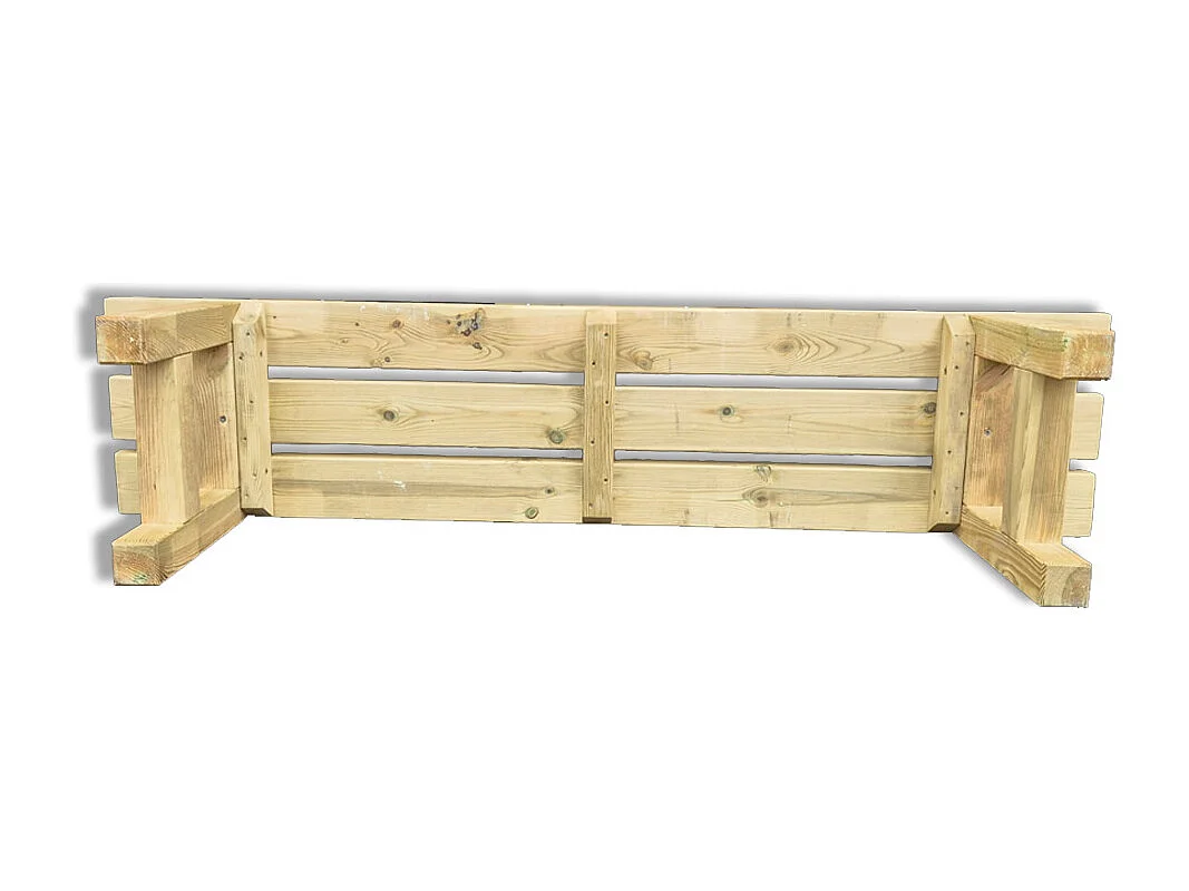 Panchina da Giardino in Legno 3 posti, 180x40x46 cm