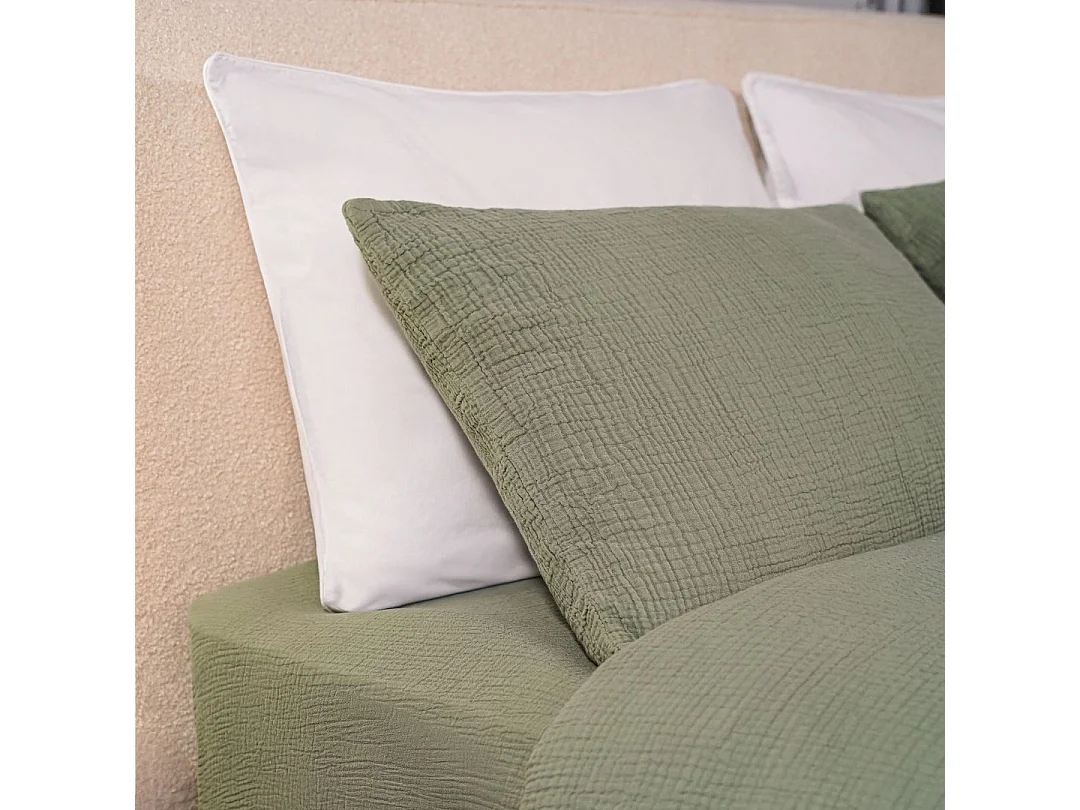 Draps Housse 140x190cm - Watercress - Gaze de Coton