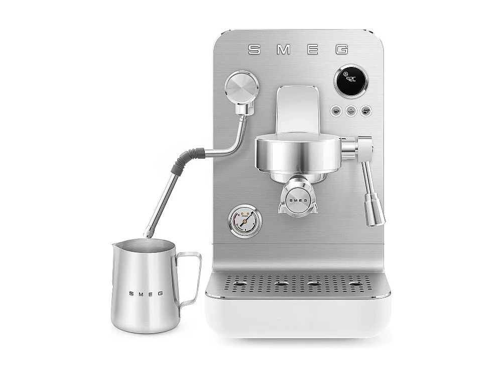 Smeg Machine à expresso 15bar blanc - EMC02WHMEU