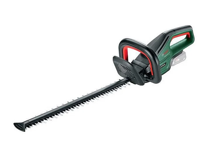 Kabelloser Bosch UniversalHedgeCut 18-55 Heckenschere, 55 cm Stahlmesser, bürstenloser 18V Motor, Astschnitt bis 22 mm