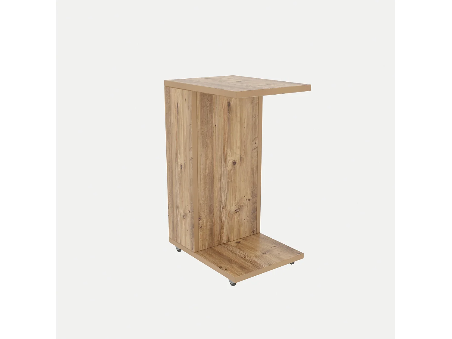 Table d'appoint en bois "Filinta" - 30 x 40 x 63 cm - Marron