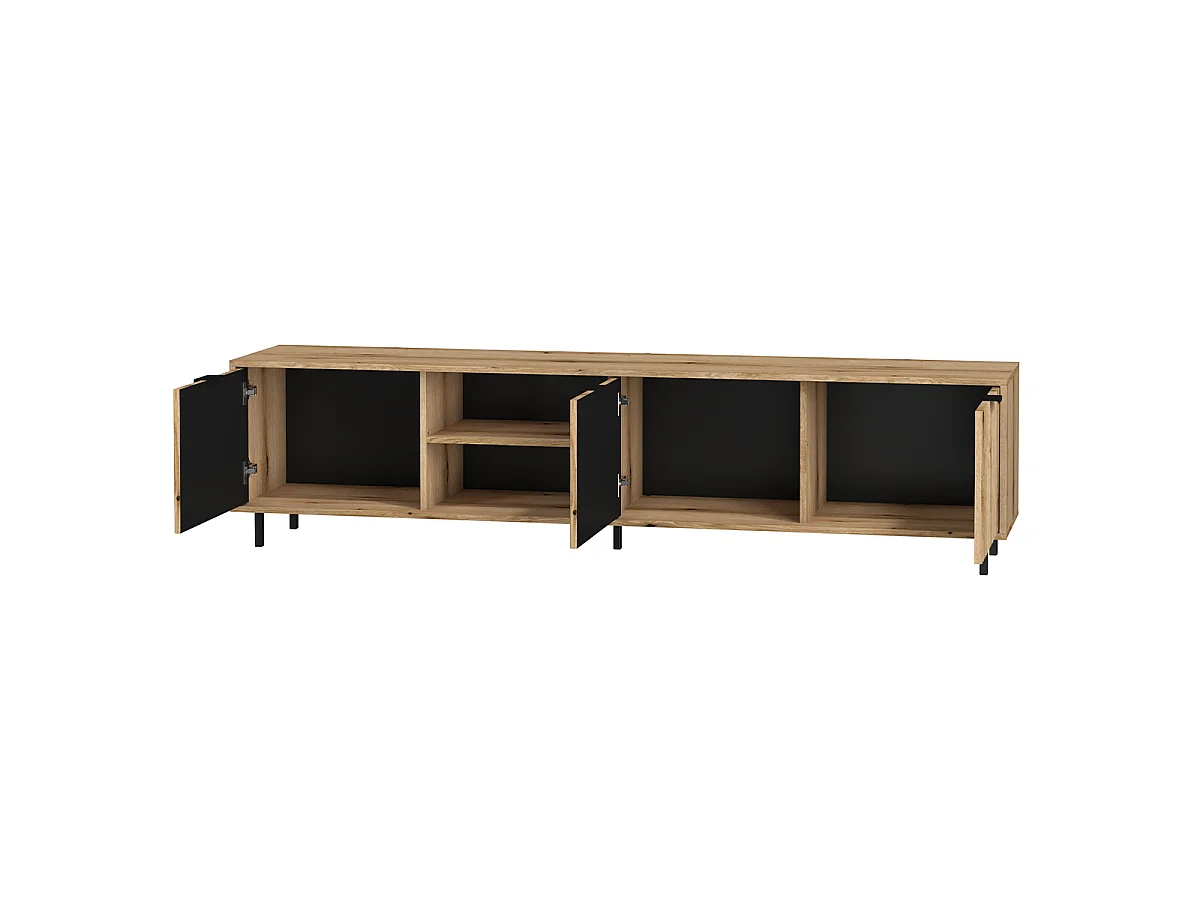Soly Wood 3-dørs tv-bord 200 cm