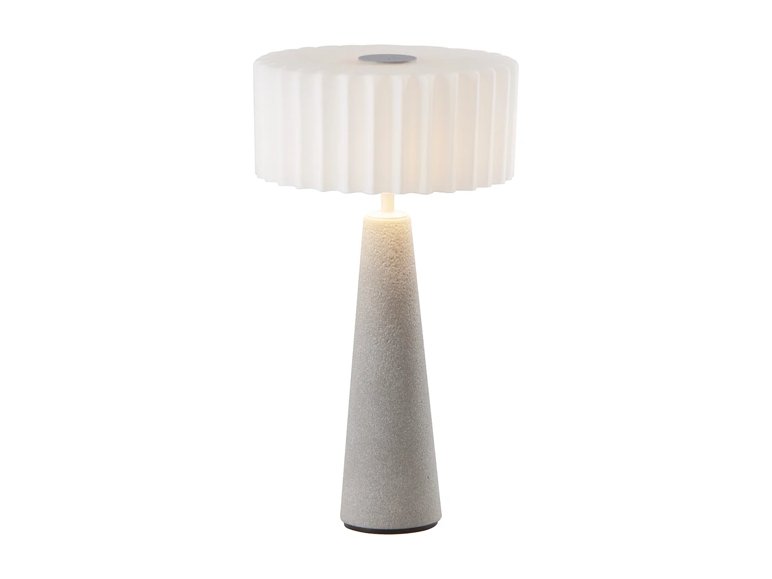 Lampe de table sans fil en ciment BLOK Cement H30cm