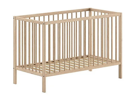 Lit bébé 60x120 et Table à langer Meryl Bois