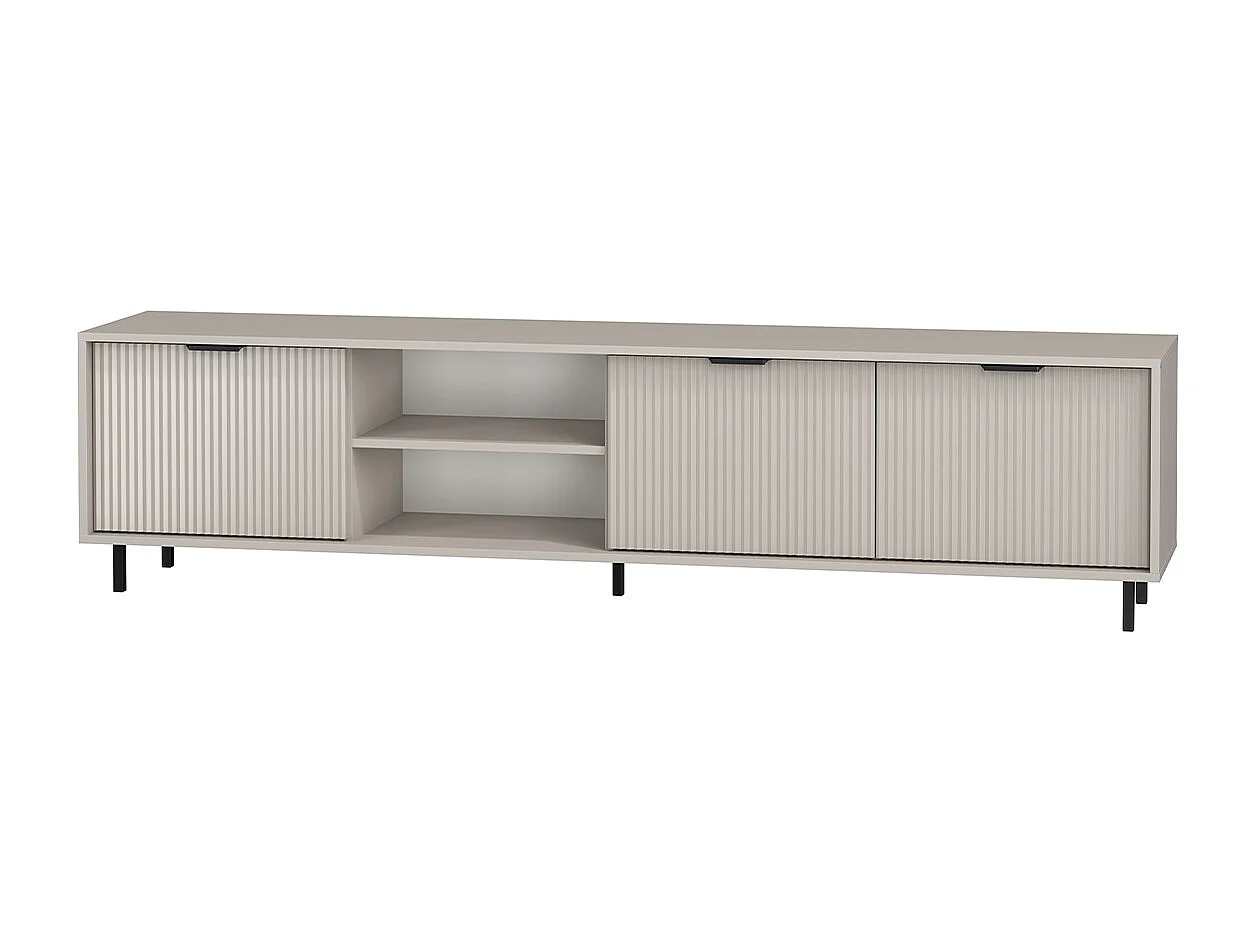Meuble TV 3 portes 200 cm Soly Cachemire