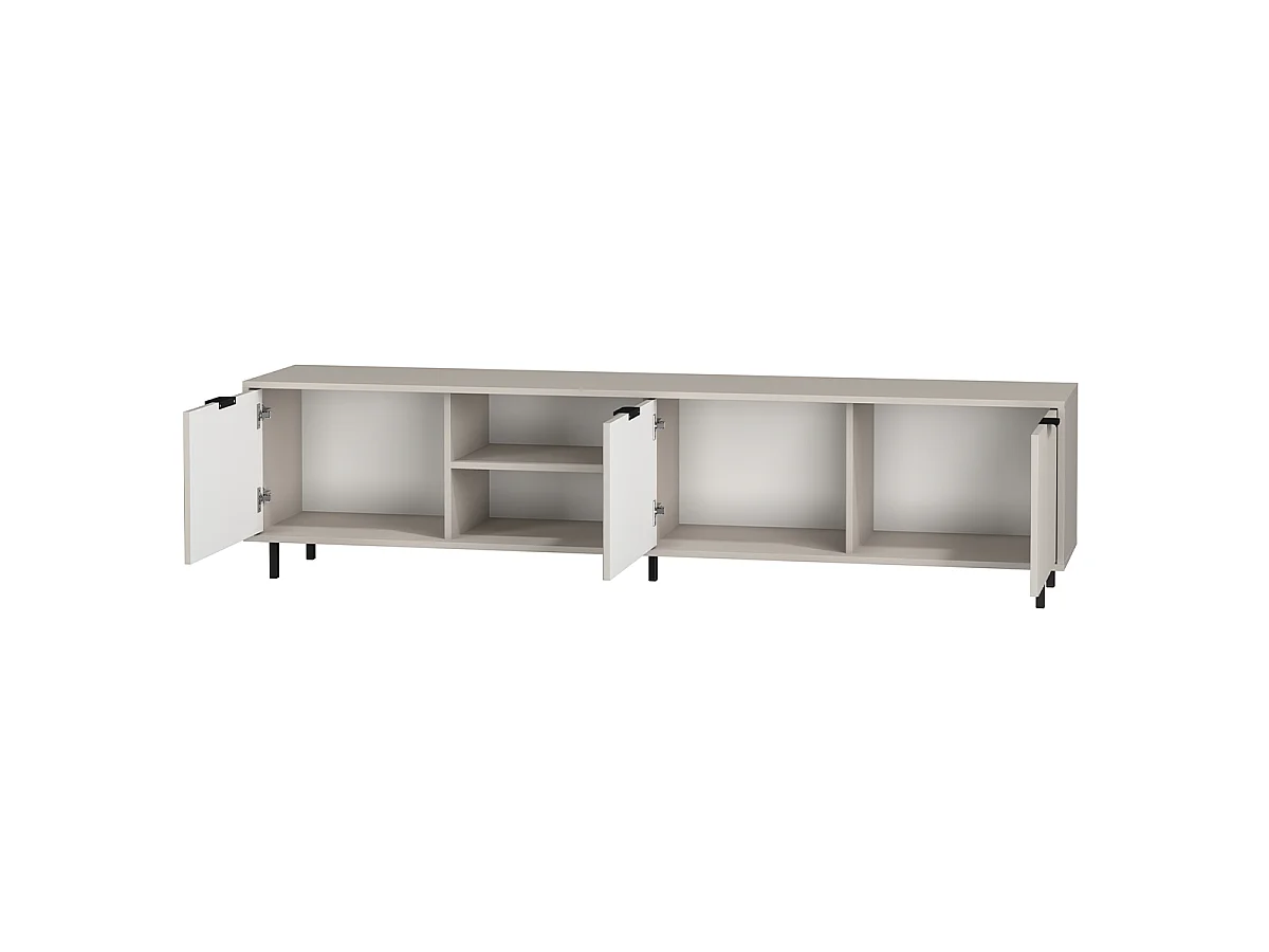 Soly Cachemire 3-dørs tv-bord, 200 cm
