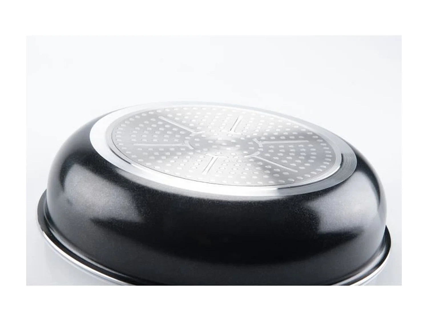 Set de 3 sartenes Arthur Martin 20/24/28 cm antiadherente efecto piedra, mango desmontable, para todo tipo de fuegos incluyendo inducción