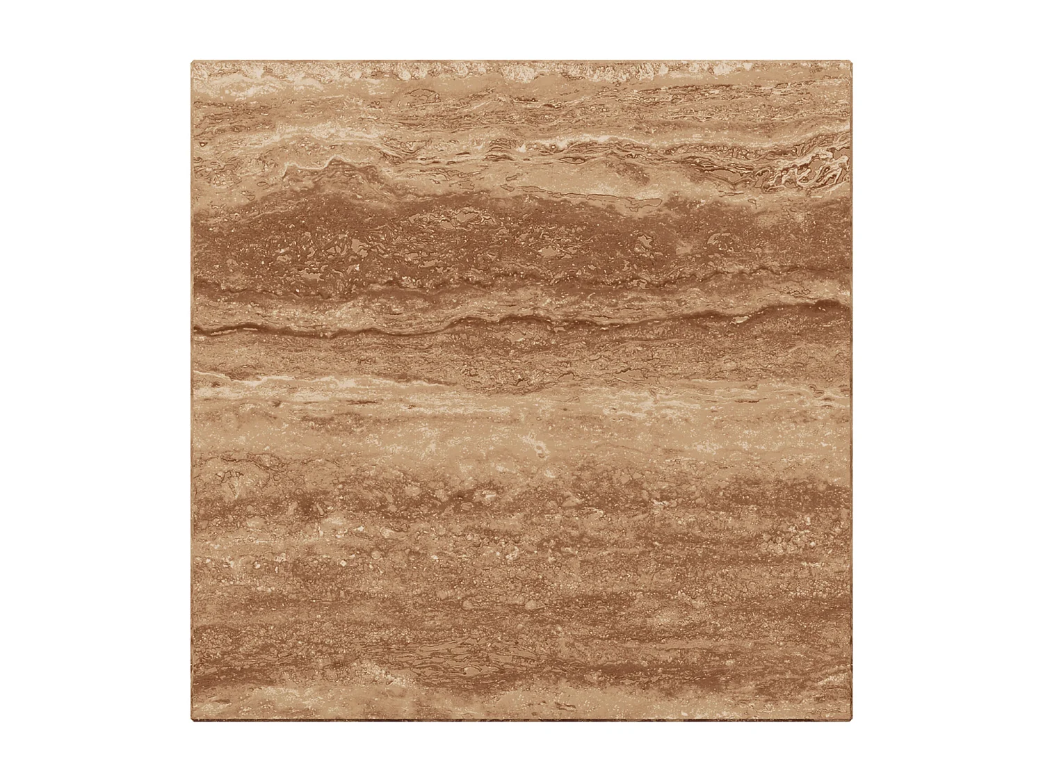 Beistelltisch aus Travertin – Walnuss – Heron Low