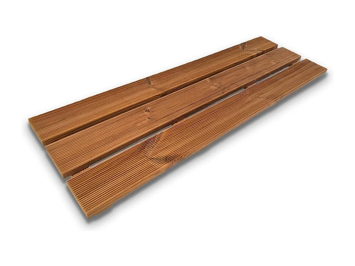 Pedana antiscivolo per Vasca da bagno 120x38 cm, in legno Thermo-Wood