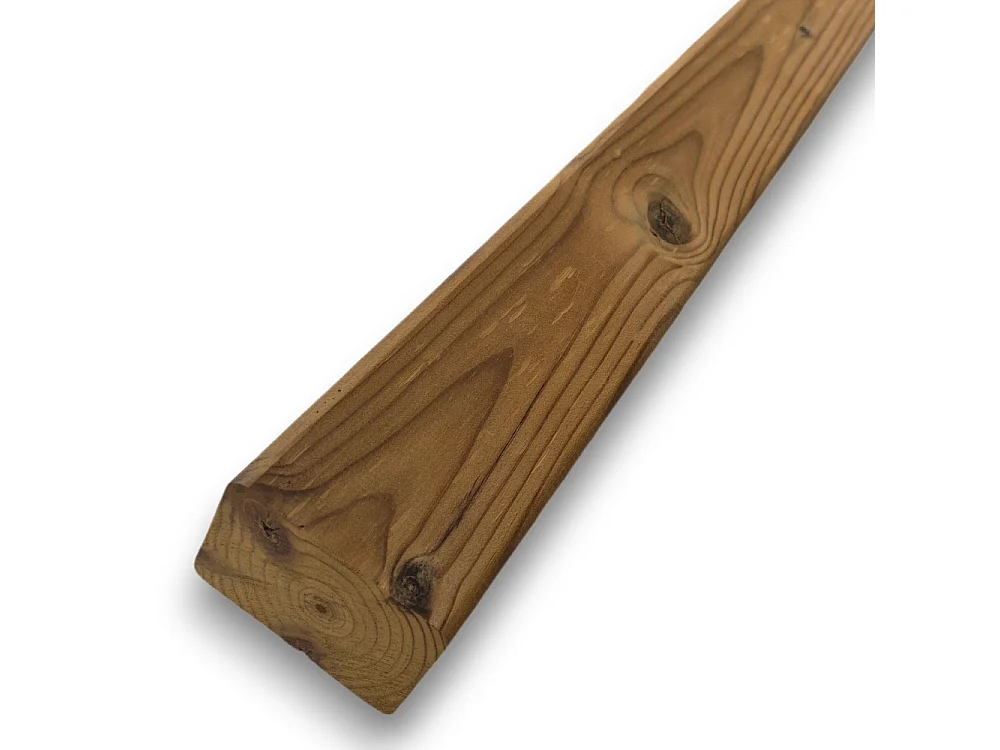 Set 6 Listelli Legno Termotrattato Thermo-Wood 45x60 mm h300 cm - Taglio su Misura a richiesta