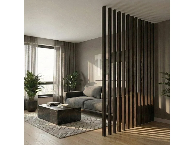 Set 6 Listelli Decorativi in Pino Lamellare 45x60mm WengÃ© | Taglio su Misura a richiesta