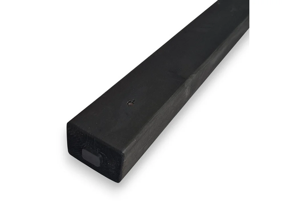 Set 6 Listelli Decorativi in Pino Lamellare 45x60mm Nero | Taglio su Misura a richiesta