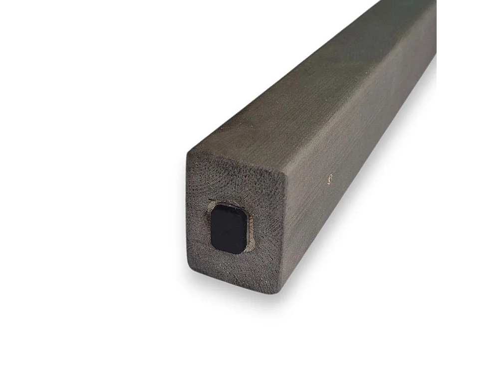 Set 6 Listelli Decorativi in Pino Lamellare 45x60mm Grigio | Taglio su Misura a richiesta