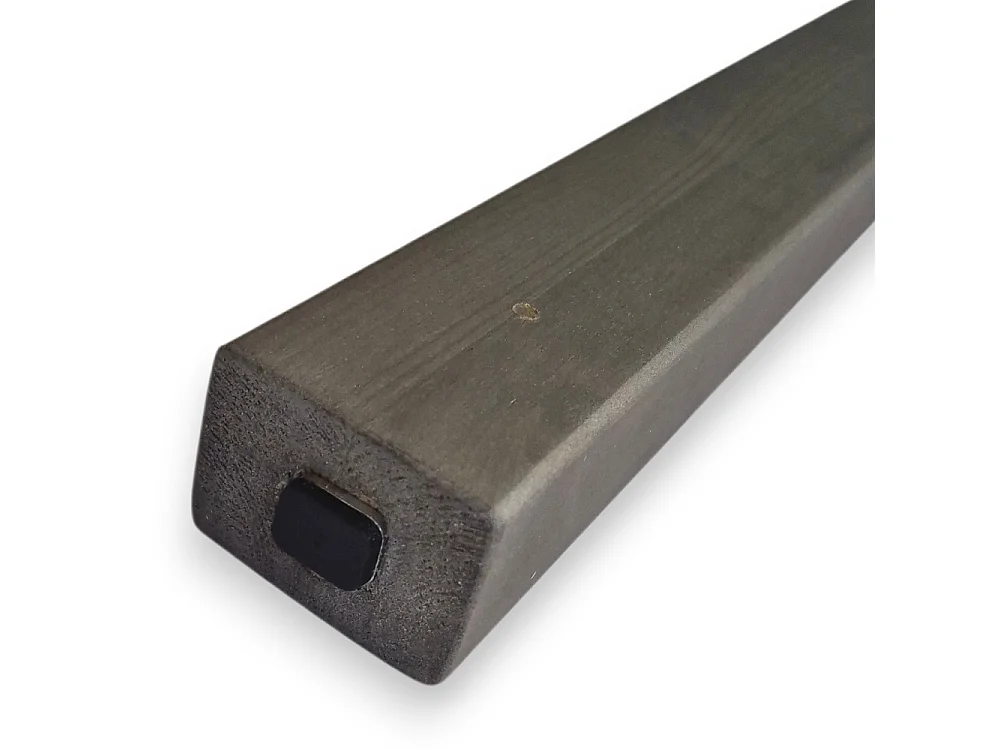 Set 6 Listelli Decorativi in Pino Lamellare 45x60mm Grigio | Taglio su Misura a richiesta