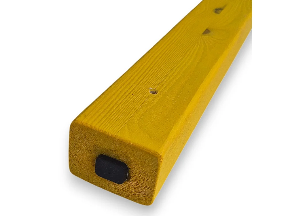 Set 6 Listelli Decorativi in Pino Lamellare 45x60mm Giallo | Taglio su Misura a richiesta