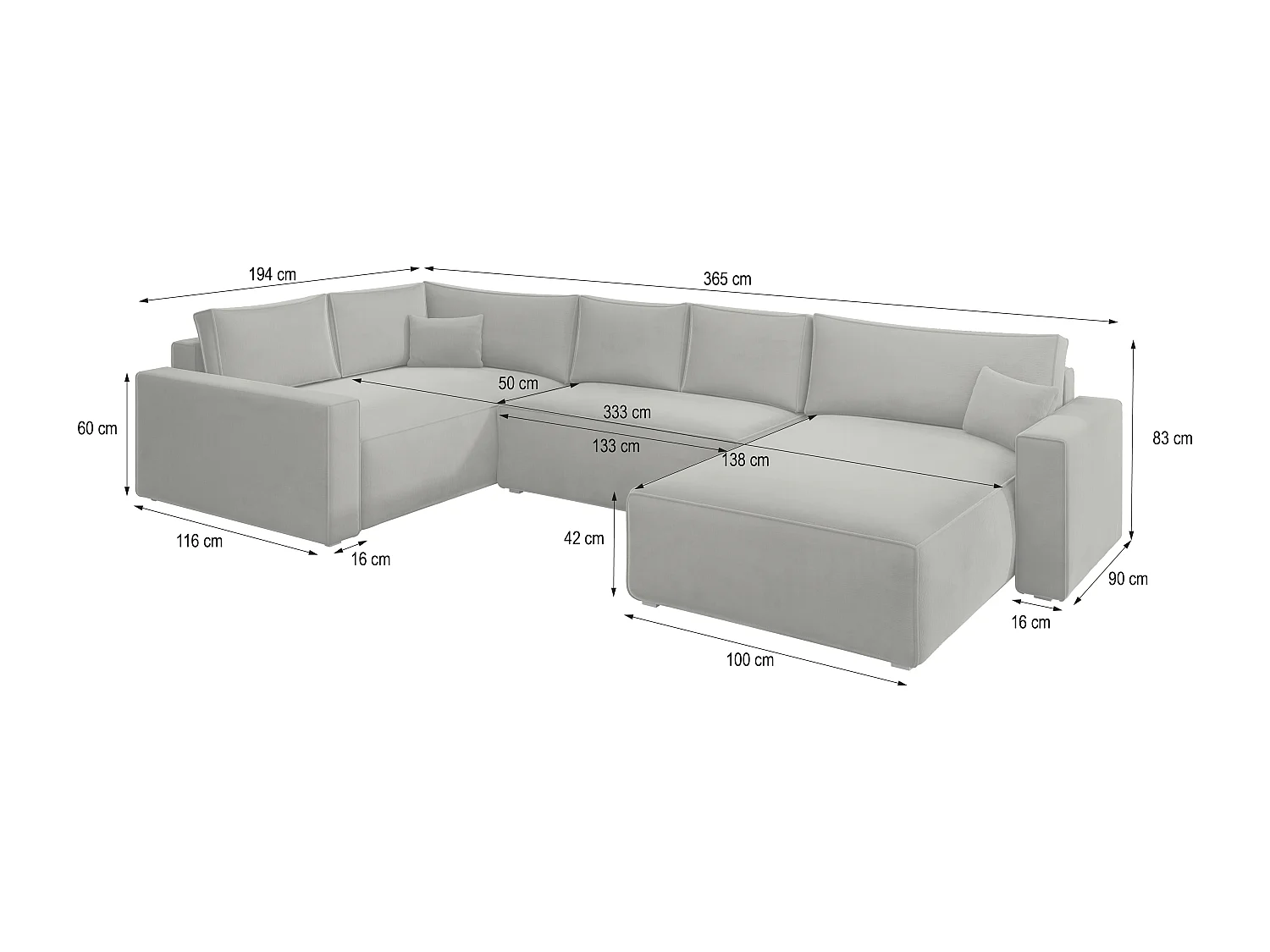 Canapé D'angle Velami Noir En Velours Avec Fonction De Couchage