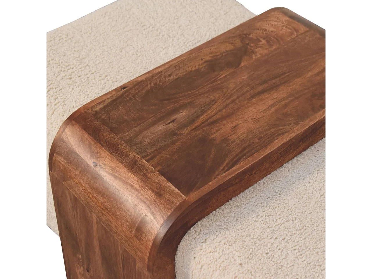 Artisan Furniture Banc Arden Duo, bois massif, brun chocolat, table en bois