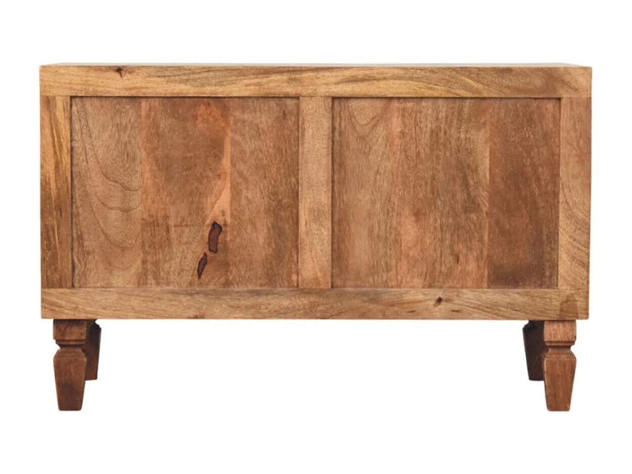 Artisan Furniture Meuble à chaussures d’entrée sculpté Cadiz