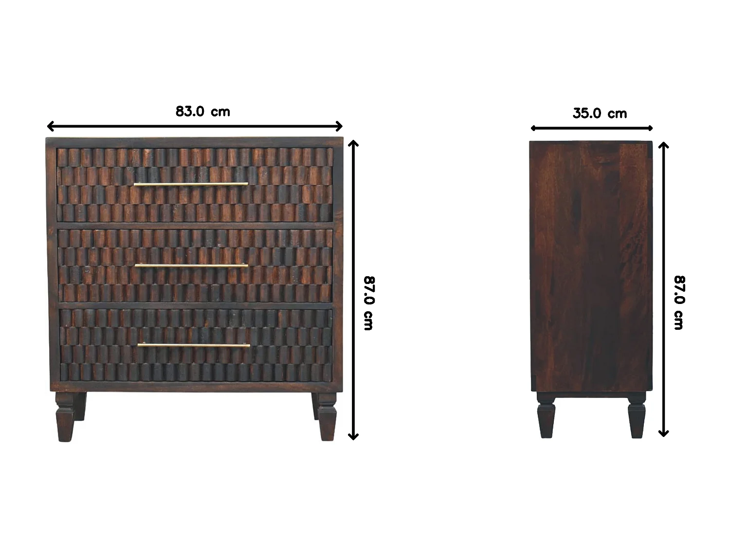 Artisan Furniture Commode sculptée Cadiz