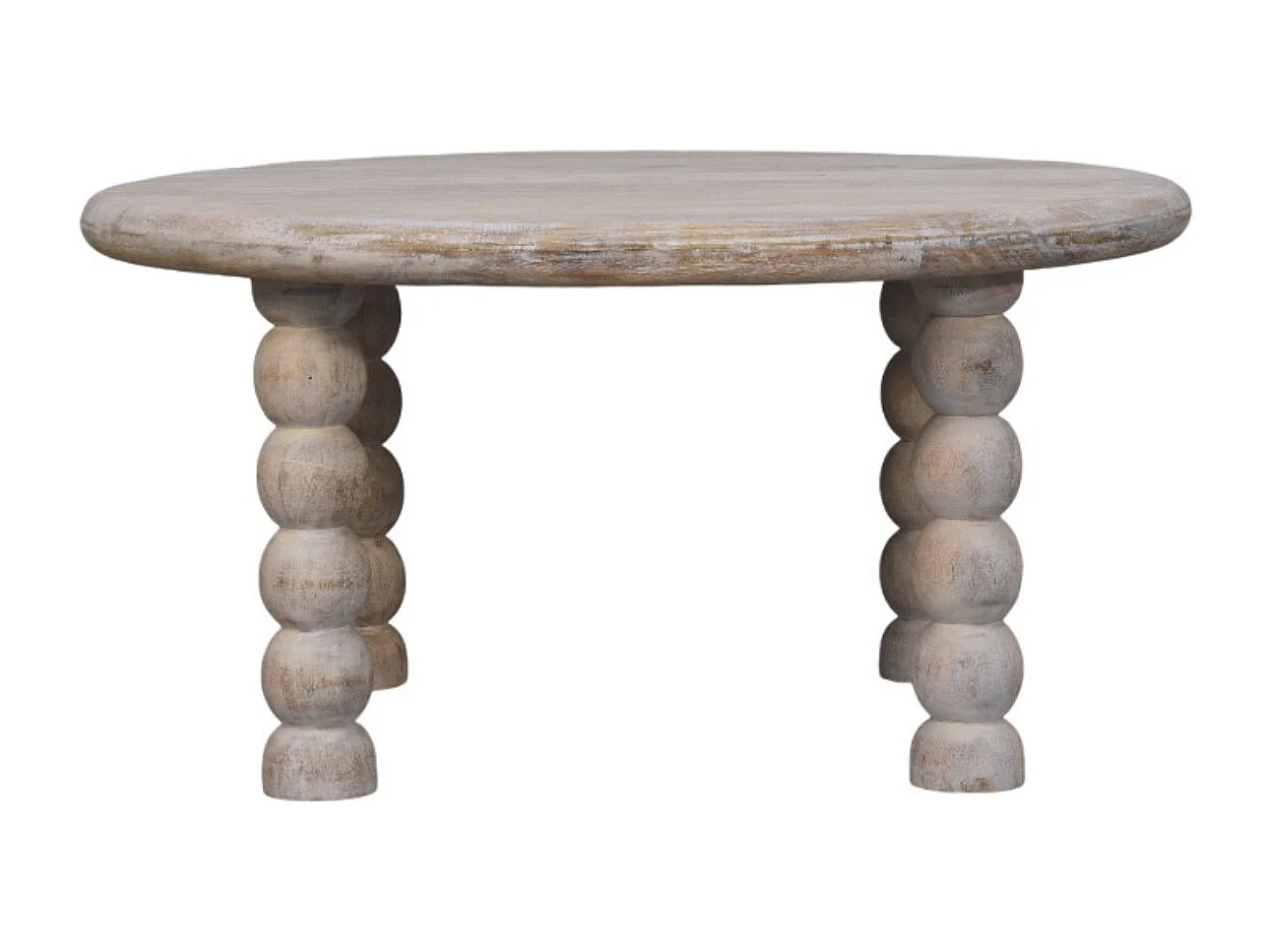 Artisan Furniture Table basse Spindle en chêne salé