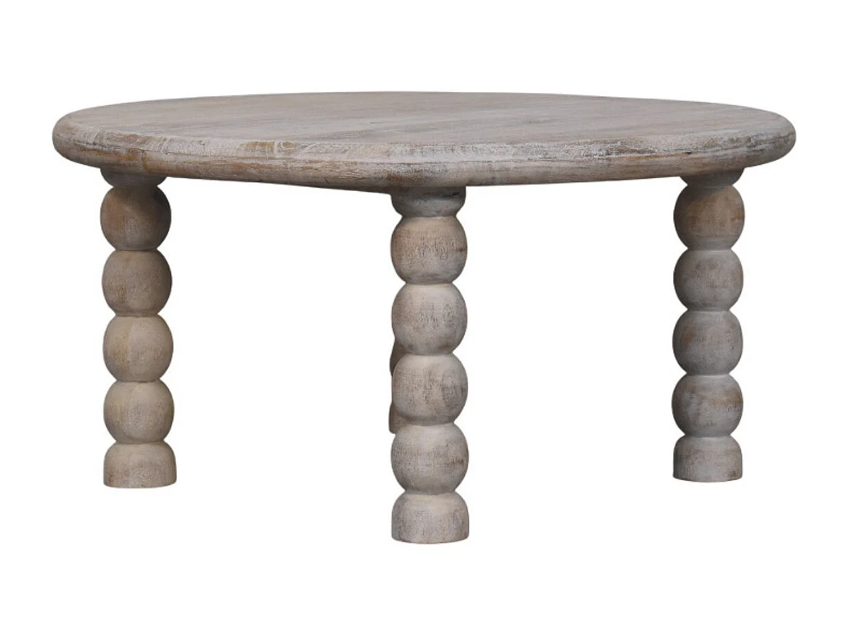 Artisan Furniture Table basse Spindle en chêne salé