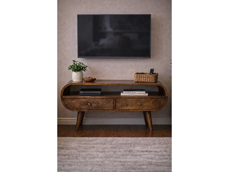 Artisan Furniture Module moyen à 2 tiroirs à bords arrondis