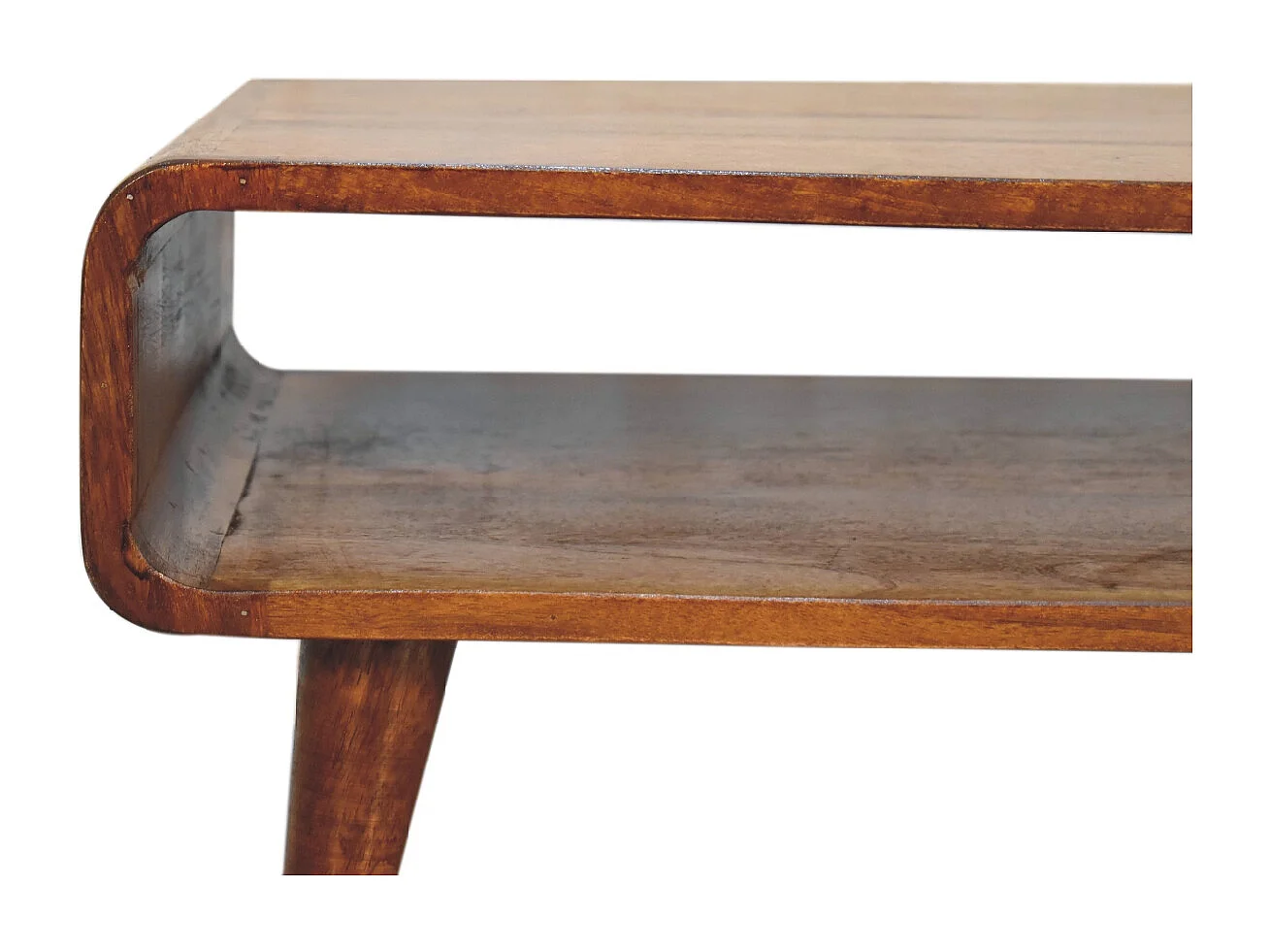 Artisan Furniture Meuble TV ouvert en finition Chestnut