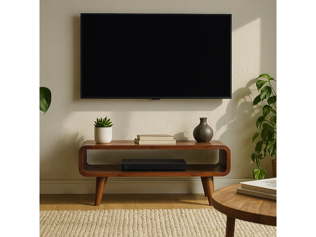 Artisan Furniture Meuble TV ouvert en finition Chestnut