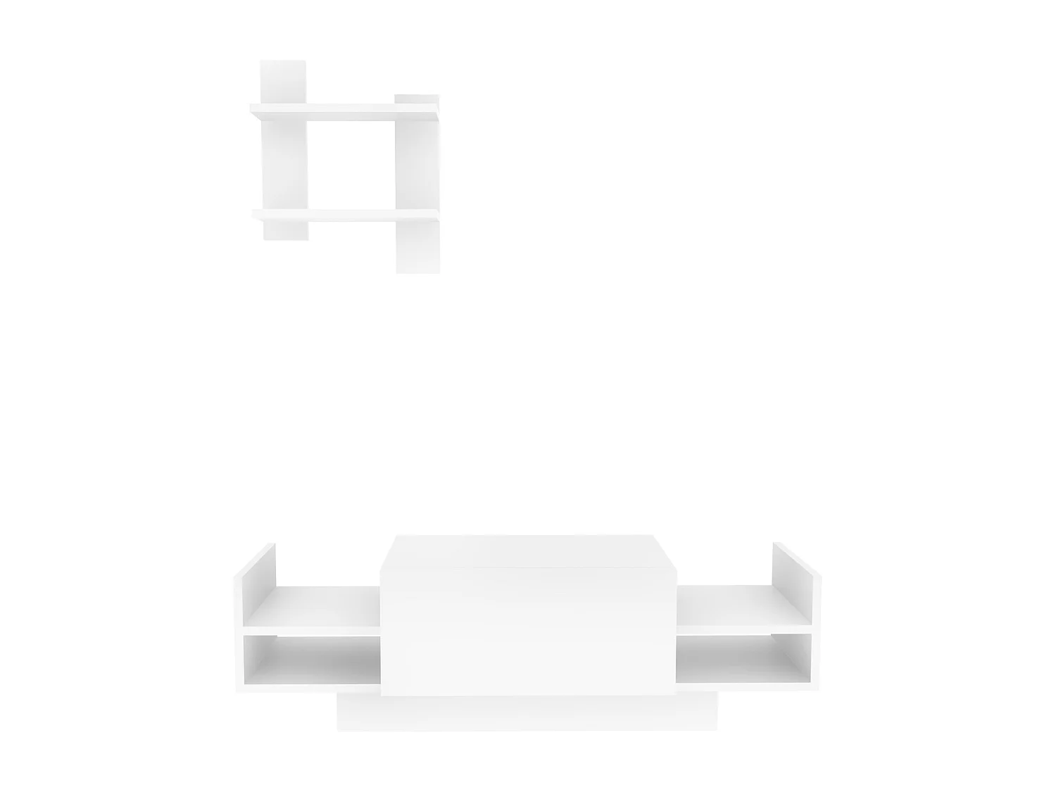 Decorotika Bahara TV Unit for TVs up to 42 inches With Shelves