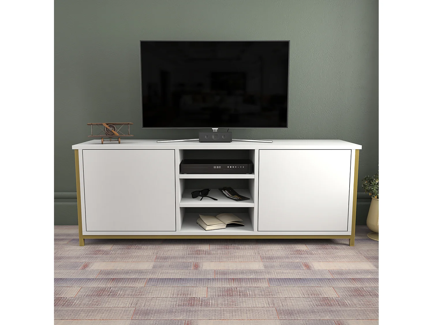 DECOROTIKA Otis TV Stand for TV's up to 63 inch