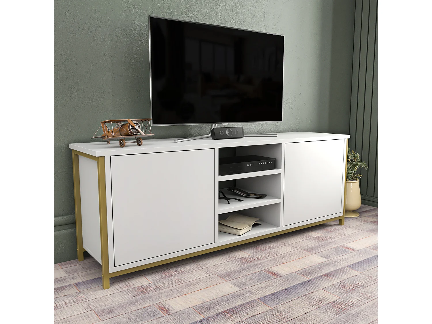 DECOROTIKA Otis TV Stand for TV's up to 63 inch