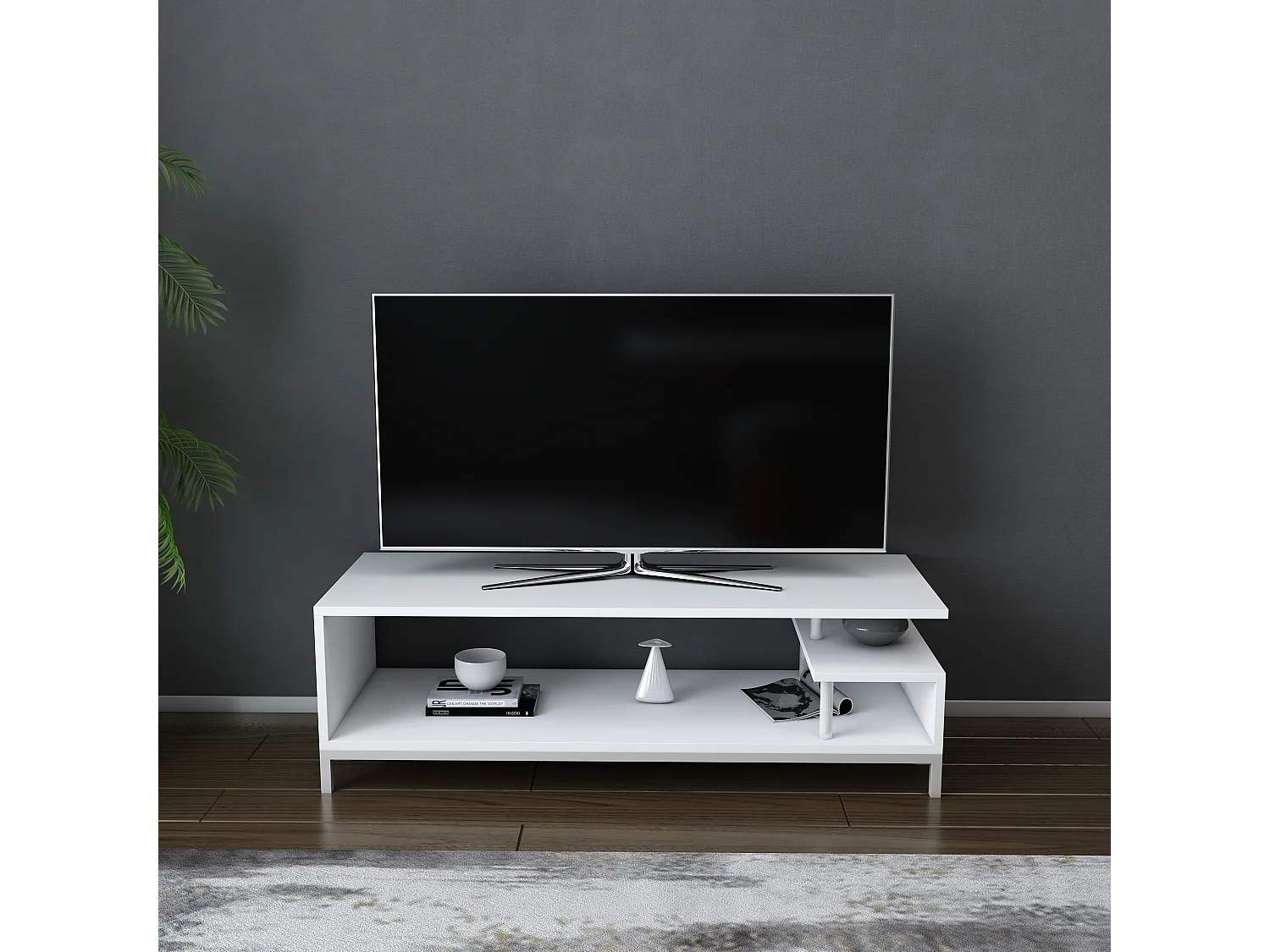 Decorotika Reilly  TV Unit for TV's up to 55 inches